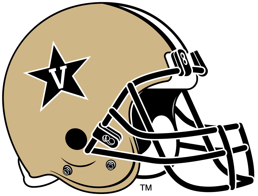 Vanderbilt Commodores 2002-2016 Helmet Logo diy iron on heat transfer